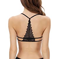 Amlaiworld Tops Mujer- Correa de Encaje sin Espalda Envuelta en el Pecho Camisa Corta Camisa del Tanque (Negro)